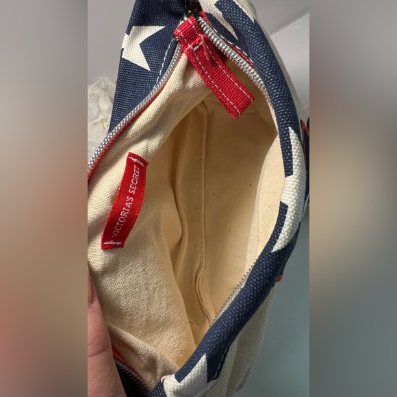 VS PINK CANVAS MAKEUP BAG & COIN PURSE - Picture 14 of 15